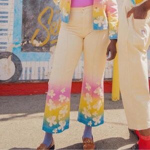 Big Bud Press Butterly Print Western Pants